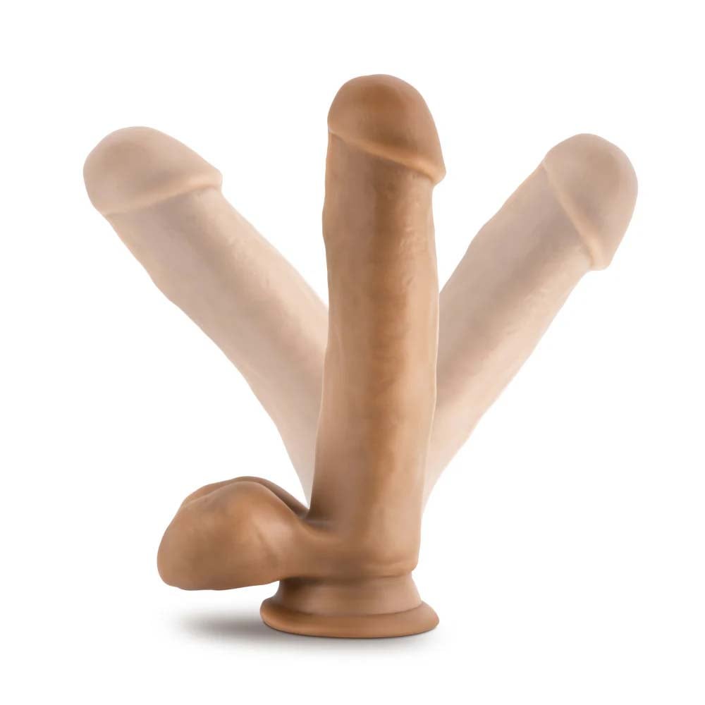 DR. SKIN DR. MARK 7" DILDO CARAMEL